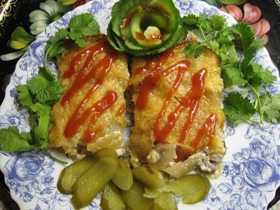 Запеканка картофельная с грибами