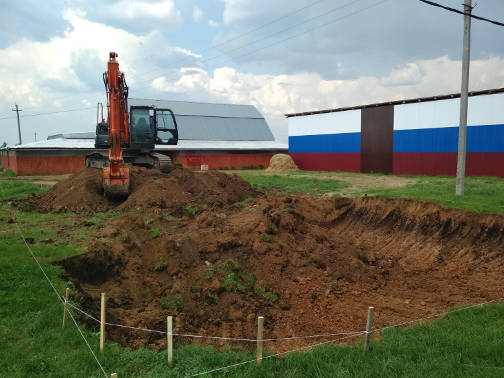 строительство водоема