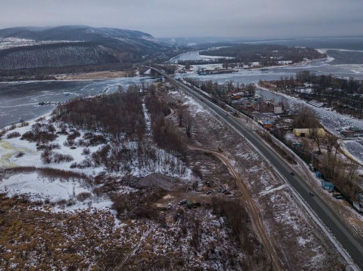 В Самаре началась реконструкция старого моста через реку Сок