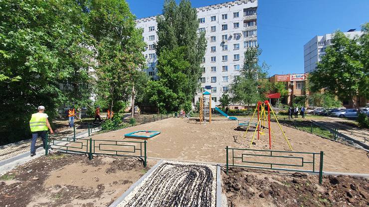 Ремонт двора в Самаре