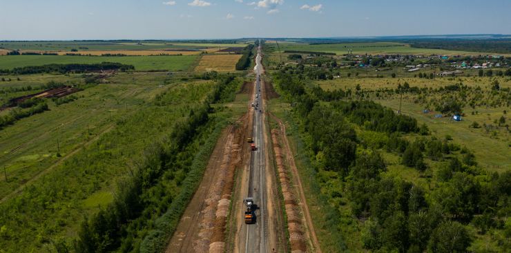 Реконструкция участка дороги Самара-Бугуруслан