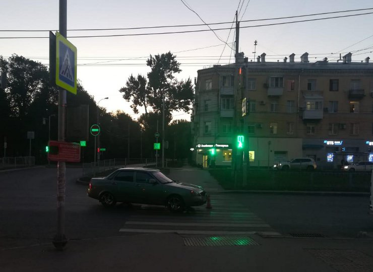 Лада Приора после ДТП