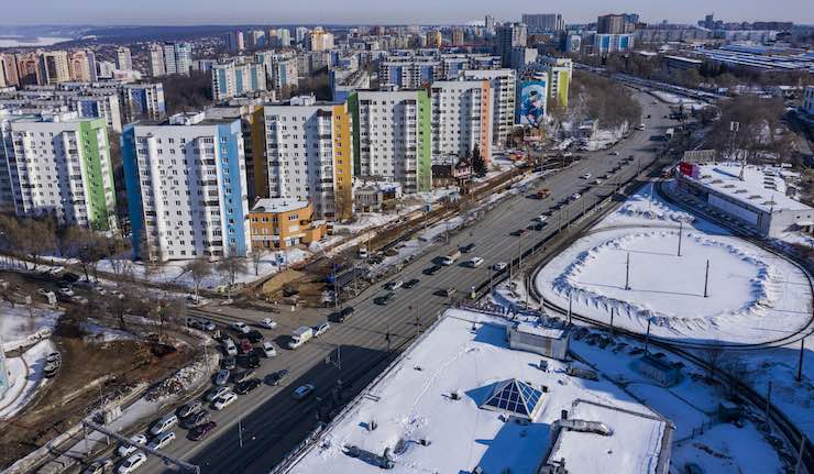 Подготовка к строительству развязки на Ново-Садовой
