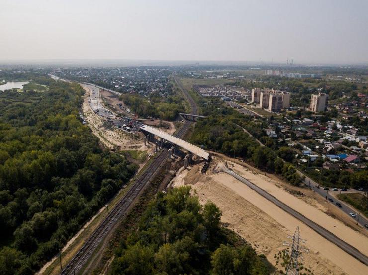 Новый путепровод в Самаре