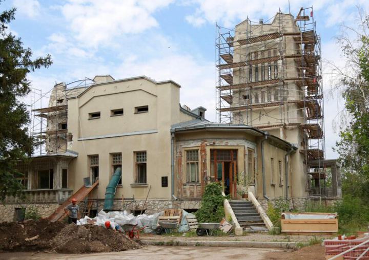 Дом купца Головкина в Самаре на ремонте