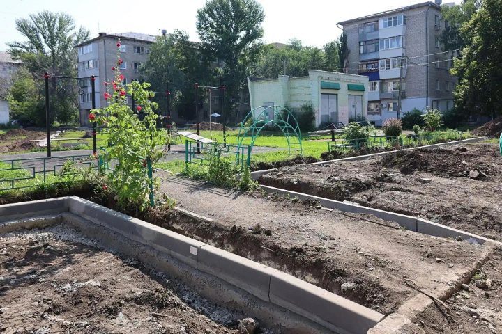 ремонт двора