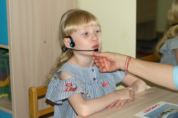 Занятие в аудиотренажере
